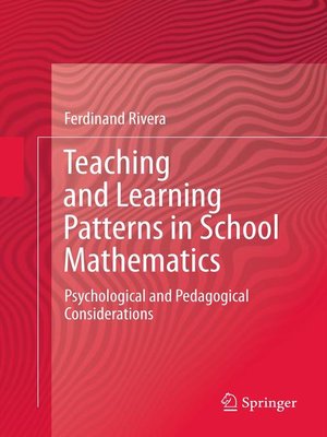 cover image of Teaching and Learning Patterns in School Mathematics